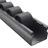 graule rollenbahn gebraucht Profil: 35 x 27 x1 mm Rollenleiste Rollenschiene Länge 600mm Kunststoffröllchen Ø28x25 Röllchenleisten