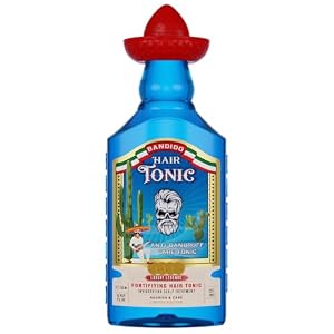 Bandido Hair Tonic For Men 250ml - Erfrischendes Haarwasser Herren - Anti-Schuppen-Haartonikum - Reduzierung des Haarausfalls - Unterstützt das Haarwachstum - repariert Schuppen und Haarspliss.