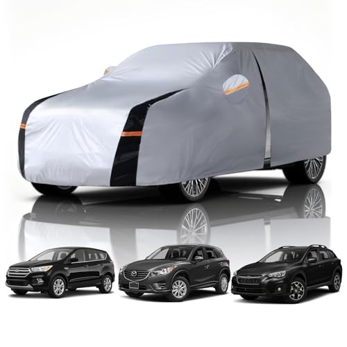 Compact SUV Car Cover Waterproof All Weather, 10 Layers Outdoor ...