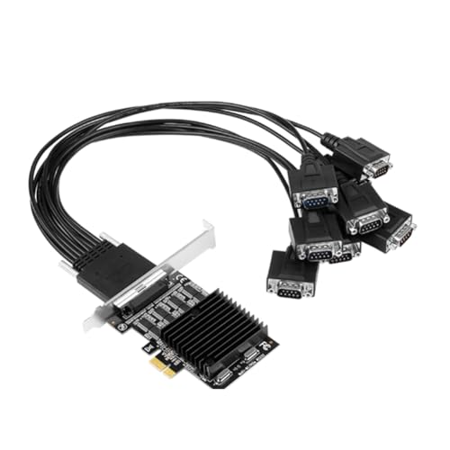 Tarjeta de control PCI-Express de 8 chips y 8 puertos DB9 para evitar saturación en redes seriales
