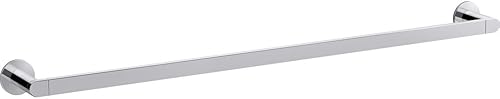 KOHLER K-73143-CP - Barra de toallas de baño compuesta de 30 pulgadas, cromo pulido