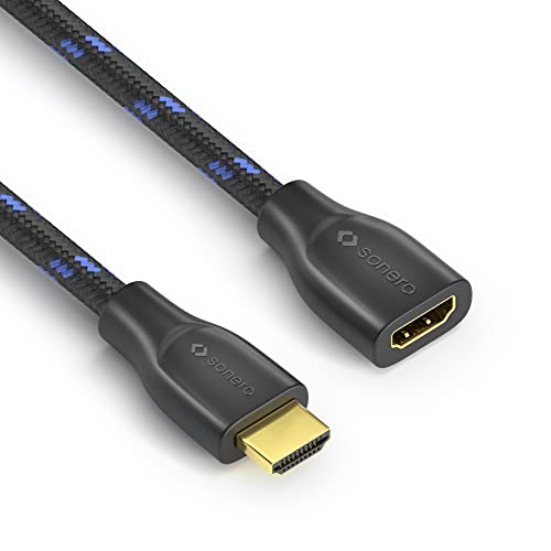Sonero® 4K HDMI Extension Cable, Premium High Speed, 4K 60Hz, HDMI Male to HDMI Female, Gold-Plated Contacts - Image 4