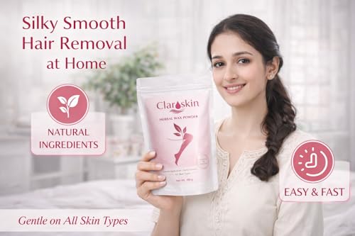 Image of Dr. Bora's Premium Herbal Body Wax Powder for Women & Men | Painless Hair Removal for Face, Bikini & Body | Enriched with Turmeric, Aloe Vera & Sandalwood | No Chemicals, No Irritation | 100g