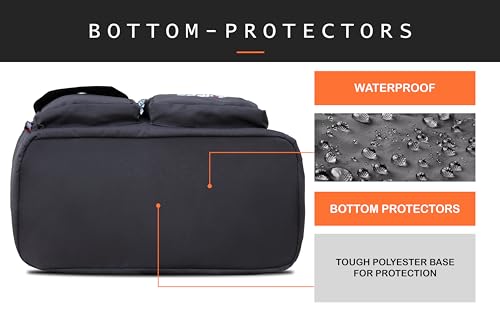 Image of Lusive's Double Pocket Handbag for Women: Stylish, Ideal Companion for Work, Travel, Polyester Material, Spacious 10-liter Capacity, 6 Pockets.