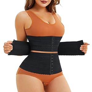 Chumian Segmented Waist Trainer for Women Waist Cincher Shapewear Tummy Control Girdle Underbust Corset Slimming Body Shaper