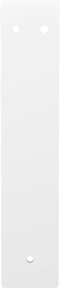 Ekena Millwork BKTM02X10X10STPWH 2 inch W x 10 inch D x 10 inch H Stockport Steel Bracket, White Primer