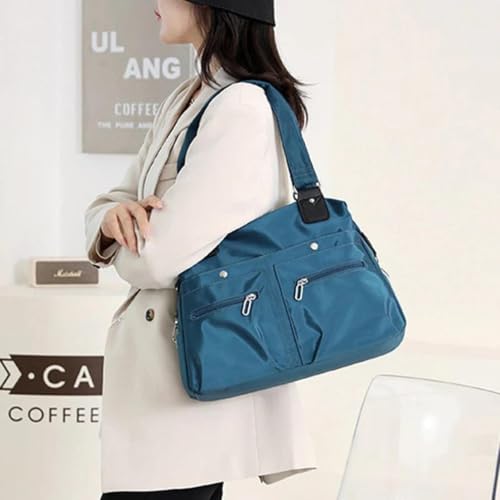 Sac fourre-tout étanche multi-poches en nylon léger pour femme