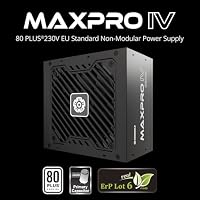 ENERMAX MAXPRO IV 550 Watt|Nicht-modulares ATX Gaming PC Netzteil|individuell Mesh-Sleeve Kabel|80 Plus|geräuscharmer 120mm Lüfter|jap. Kondensator mit 5-Fach Schutzschaltung|EMP550W – Ansicht 3
