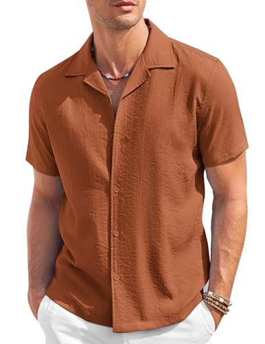Chemises d'été cubaines de plage COOFANDY pour look vacances