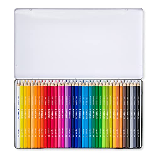Lápices de colorear triangulares STAEDTLER Ergosoft 157, estuche escolar de 36 colores 2