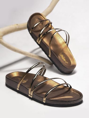 Image of SilverArrow womens Zouka Flat Sandals | Spark Design | Ethnic Wears | Fashion Sandals