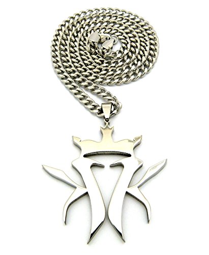 Crescendo SJ INC New Kottonmouth Kings Pendant &24" Cuban Chain Hip HOP Necklace - RC507CCR