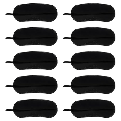 liuchanghe 10 Stück Schlafmaske für Seitenschläfer, Schlafmaske Frauen und Herren, Schlafbrille für Reisen,Spiel und Nickerchen