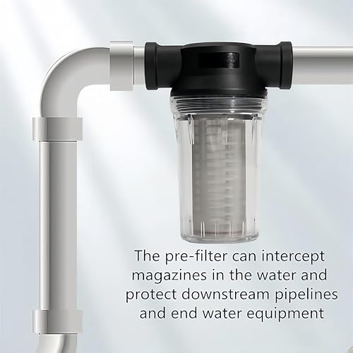 Image of BUPUROTT Water Pump Strainer Inlet Filter for High Pressure Washer, Sediment Filter Attachment, 80 Mesh Screen(1 /2 inch 80Mesh)