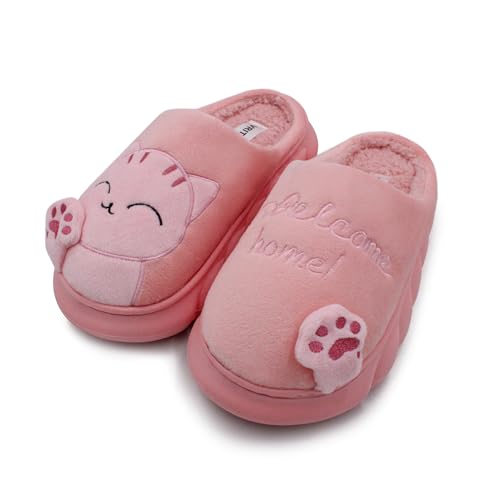 Image of VRITRAZ Unisex Adult Comfort Closed Toe Warm Fur Home Clogs Indoor Slipper for Women