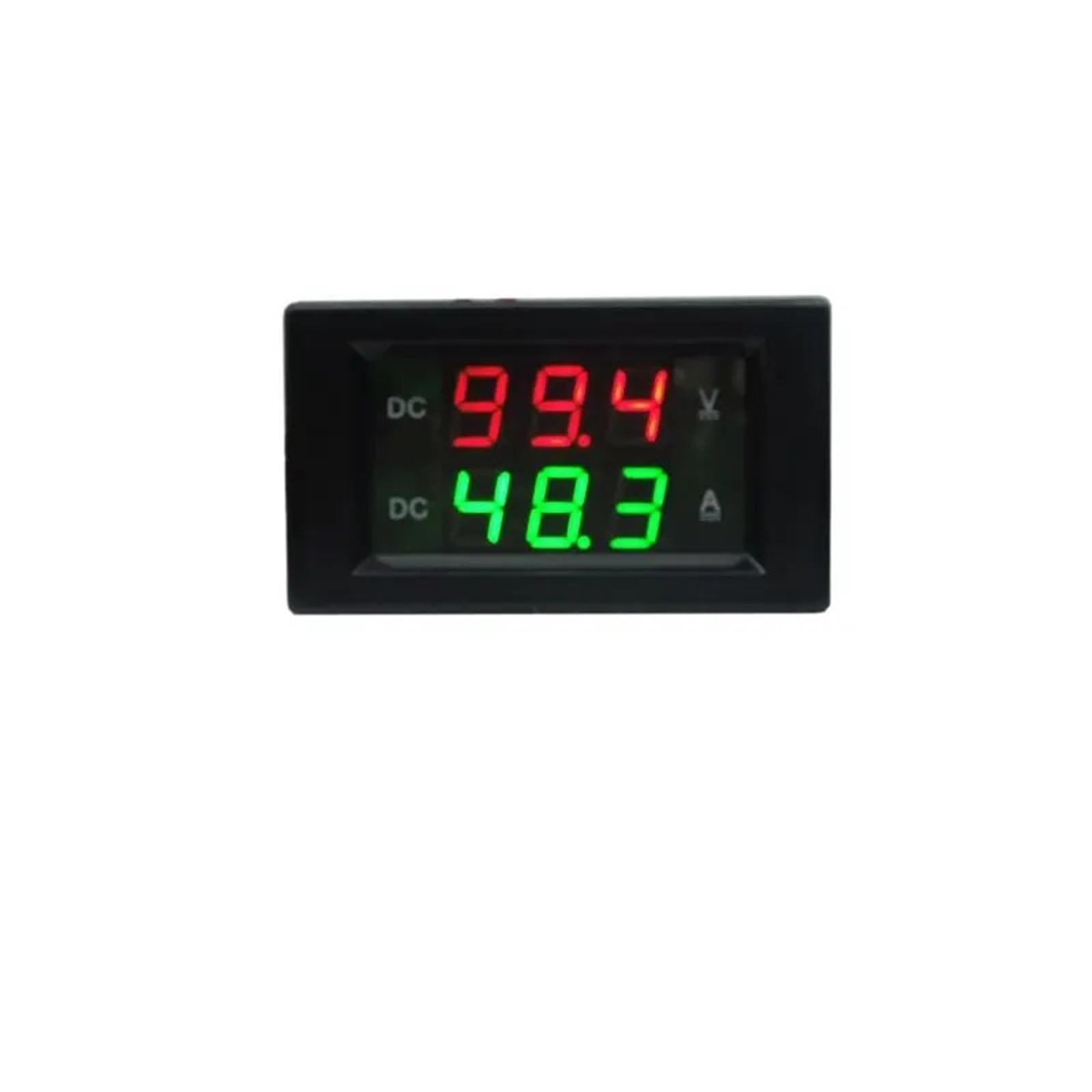 Cyfrowy woltomierz LED z czujnikiem DC 0-50 A, amperomierzem, miernikiem napięcia i prądu 0-100 V, przyrządy pomiarowe