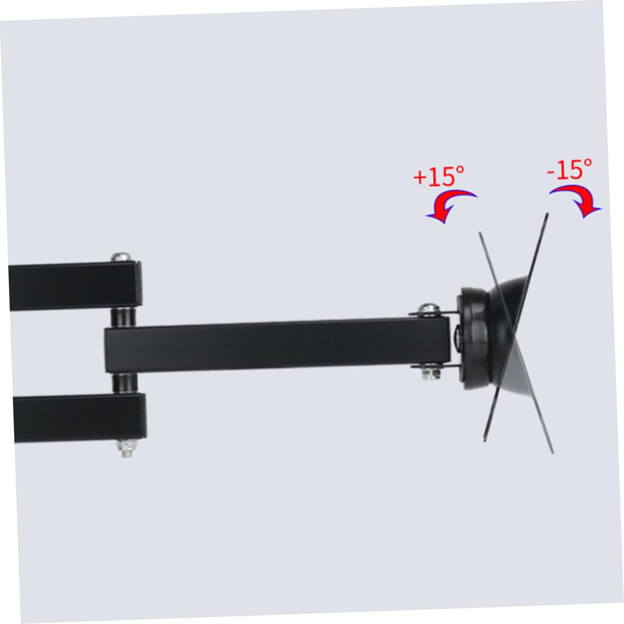 Supporto Tv Parete per Monitor LCD LED Staffa Fissa in con e Nascondi Capacità Montaggio Salvaspazio e