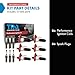 TRQ Ignition Coil & Spark Plug Kit 12 Piece Compatible with 2002-2005 Chevrolet Trailblazer 2004-2005 Buick Rainier Saab 9-7x 2002-2005 GMC Envoy 2003-2008 Isuzu Ascender 2002-2004 Oldsmobile Bravada