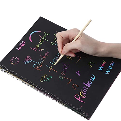 Satinior Heavy Duty Wood Stylus Tools For Scratch Art Wooden Stylus Stick Art Sticks (Pack Of 100) #TOP4