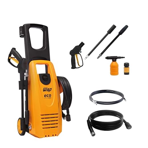 WAP Desobstruidora e Lavadora de Alta Pressão ECO WASH ULTRA 2350, 360L/h, com Mangueira de Desobstrução, 1650W 220V