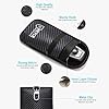 HEYCE KeyGuard RFID Blocking Key Case, Military-Grade Faraday Cage Anti-Theft Bag for Car Key Fob Protection, Signal Blocker Pouch for Keyless Entry Vehicles (Black) #4