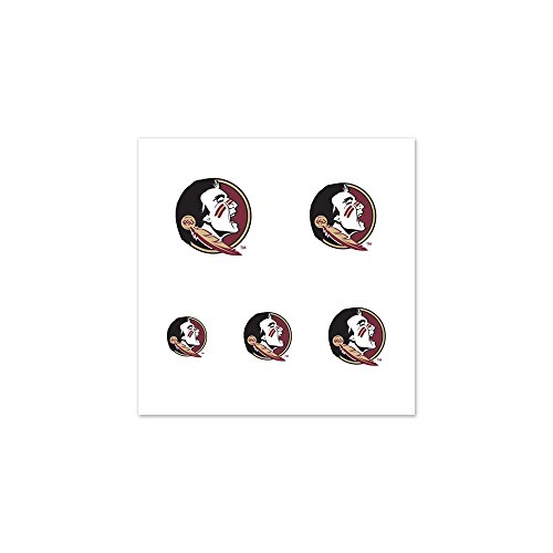 Florida State Seminoles (FSU) 4-Pack Temporary Nail Tattoos
