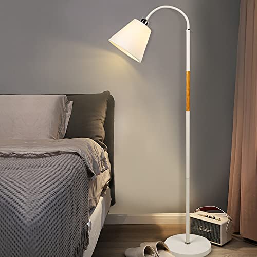 Lámpara de cabecera vertical de lino para salón y dormitorio