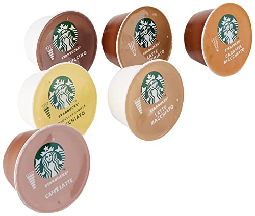 STARBUCKS Pack Variété White Cup by Nescafe Dolce Gusto 6 x 12 capsules (72 capsules) 0.76 kg - Image 5