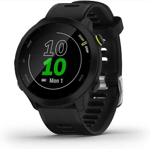 Relógio Forerunner 55, Gps e Mapas, 42mm, Longa Bateria, Treinos