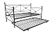 DHP Sturdy Modern Metal Daybed Roll Out Trundle Combo, Crisscross Design, Twin Size