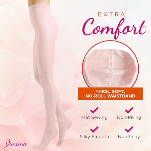 Dancina Professional Ballet Dance Tights Women's M/L Ballet Pink