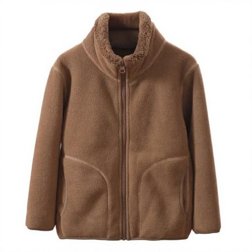 Image of Girls' Fleece Jacket Full-zip Toddlers Kids Polar Coat Outwear