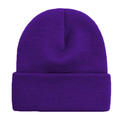 Image of ZOORON Beanie for Men Women Slouchy Winter Beanie Hats Cuffed Skull Caps