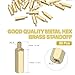PATIKIL M2.5 x 13+4 mm Female Thread Hex Brass PCB Standoff, 50 Pcs for FPV Drone Quadcopter PCB Motherboard Steel Screw Nut Set Computer Electrical, Gold