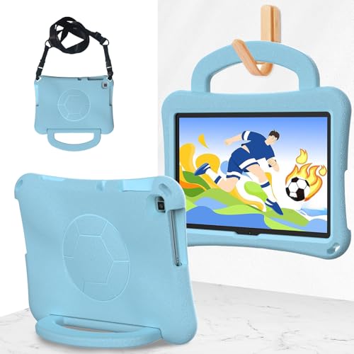 Protection Honor Pad X8 10.1 enfant coque EVA antichoc bleu clair avec support tablette 2022