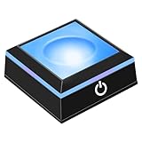 ZRENJHUS LED Light Base for Crystal Ball Show Stand for 3D Glass Ball Multicolor Lighting Pedestal