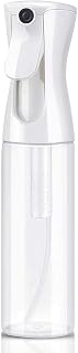 Hair Spray Bottle, Continuous Fine Mist Spray Bottle, Aerosol Mist Spray Bottle for Taming Hair, Hairstyling, In door Plants, Pets, Cleaning. 10 oz (300ml) Clear