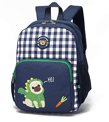 Image of Reelay mee 12 L Light Weight, Polyester Backpack for Jr /Sr KG kids - 2727 (R Blue)