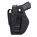 9mm Gun Holster for Men Women, Glock 19 Holster, IWB/OWB P365 Holster for Concealed Carry, fits Glock 19/17/26/27/43x, 1911, S&W M&P Shield, and Similar Handguns
