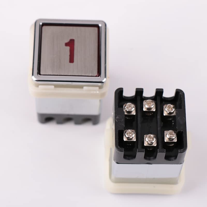 5pcs Elevator Accessories AK-03 Elevator Button 30x30 Freight Elevator Parts