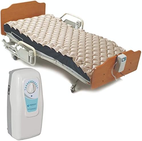 Roscoe Medical Alternating Pressure Mattress and Hospital Bed Mattress - Presure Sore Hospital Mattress Pad and Alternating Air Pressure Mattress, Air Mattress for Hospital Bed
