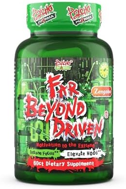 Psycho Pharma Far Beyond Driven, for Increased Energy to Burn with Improved Focus, Positive Mood.