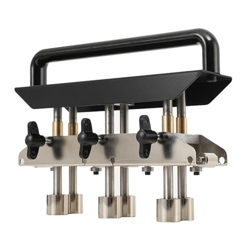 Plieuse de tôle, plieuse à Rouleaux de Bord à 3 Stations, Angle de Pliage de 0 à 90 °, Outils de toiture à Joint Debout, réglable pour réaliser des Coudes de 1/2 à 5 Pouces, 13 à 130 mm