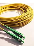 Cable de fibra óptica monomodo (SM) simplex SC / APC a SC / APC .