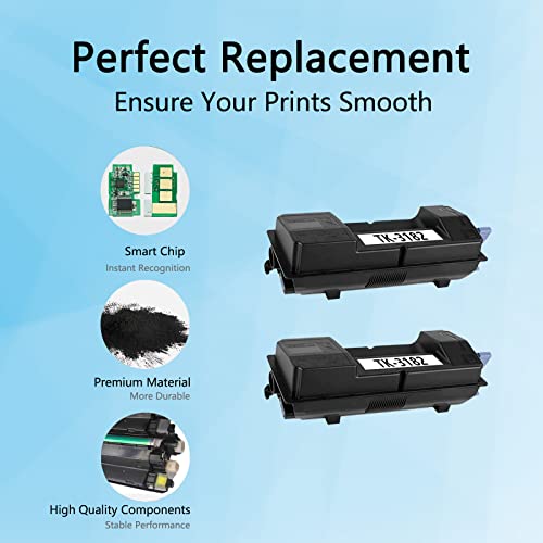 Aprone Tk-3182 Tk3182 Black Toner Cartridge Replacement For Kyocera Tk-3182 For Ecosys M3655Idn Ecosys P3055Dn Printer(21,500 Pages,2-Pack) #TOP4