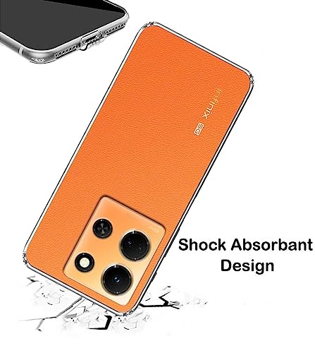 Image of Soft Silicone TPU Back Cover Compatible with Infinix Note 30 5G, Transparent