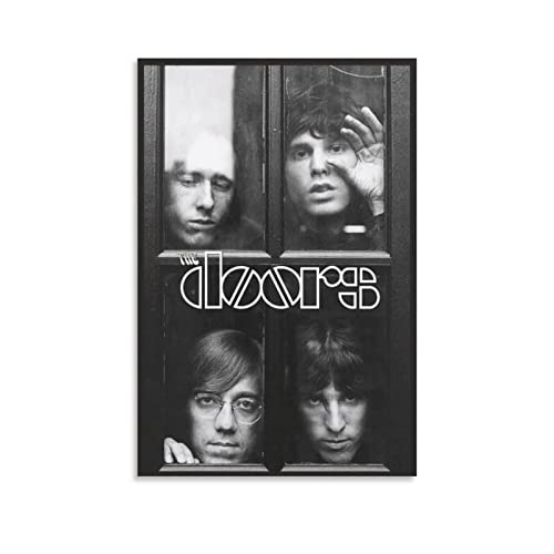 Jim Morrison et The Doors poster canvas wall art pour deco chambre 50x70cm