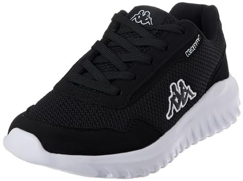 Kappa Deutschland Código de Estilo: 243333 Naveen Unisex, Zapatillas Adulto, Negro Blanco, 38 EU
