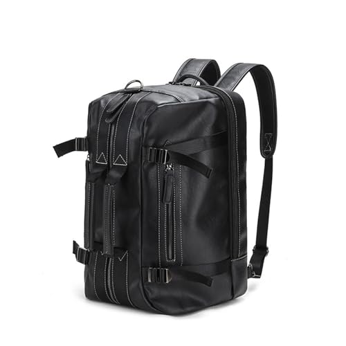 Sac à dos en cuir pour hommes JOJOJ sac d'ordinateur à bandoulière