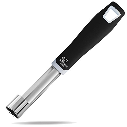K Basix Apple Corer - Stainless Steel - Commercial Grade Metal with Soft